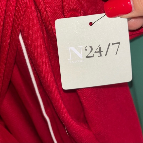 $68 NWT Natori XL Cozy Knit Oasis Robe - Picture 5 of 10